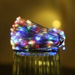 Solar Copper Wire Fairy String Lights Outdoor Patio Decorative Lights