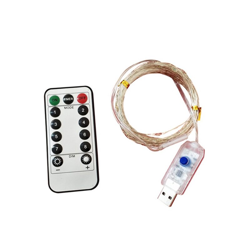 Remote Control Copper Wire String Lights Remote-controlled Light