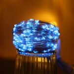 Solar Copper Wire Fairy String Lights Outdoor Patio Decorative Lights