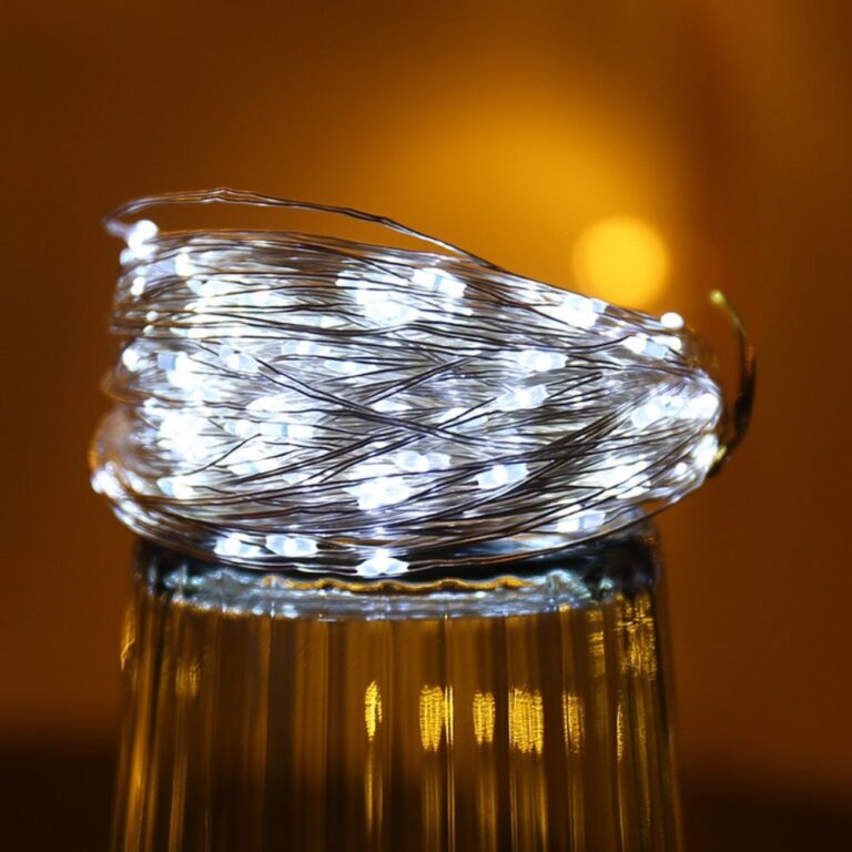 Solar Copper Wire Fairy String Lights Outdoor Patio Decorative Lights